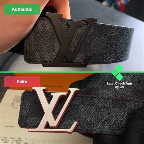 louis vuitton belt real vs fake brown|counterfeit louis vuitton belts.